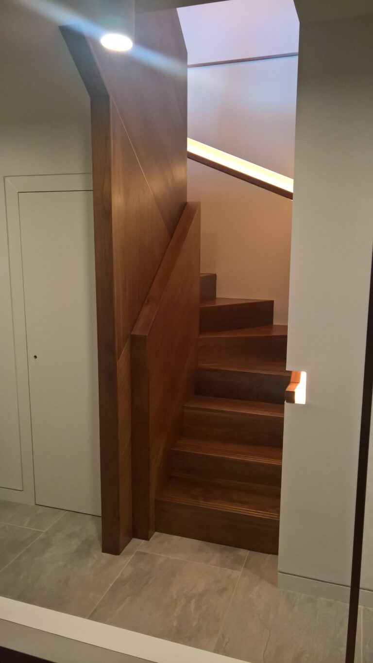 Staircase Renovations Ryde - half winder bespoke staircase installed by The Staircase Factory