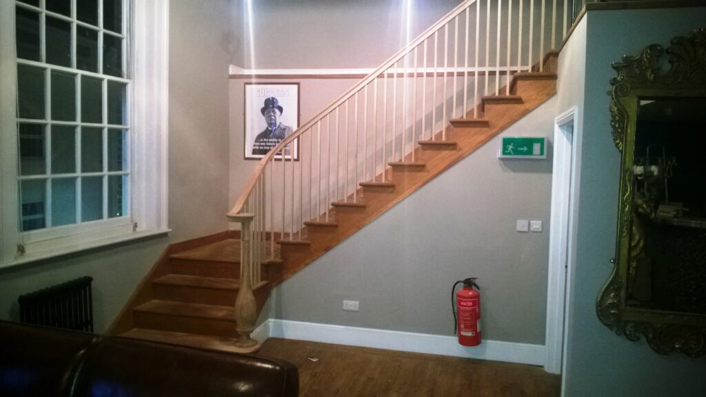 Staircase Renovations in Isle of Wight by The Staircase Factory - here a staircase in an office has been refurbished
