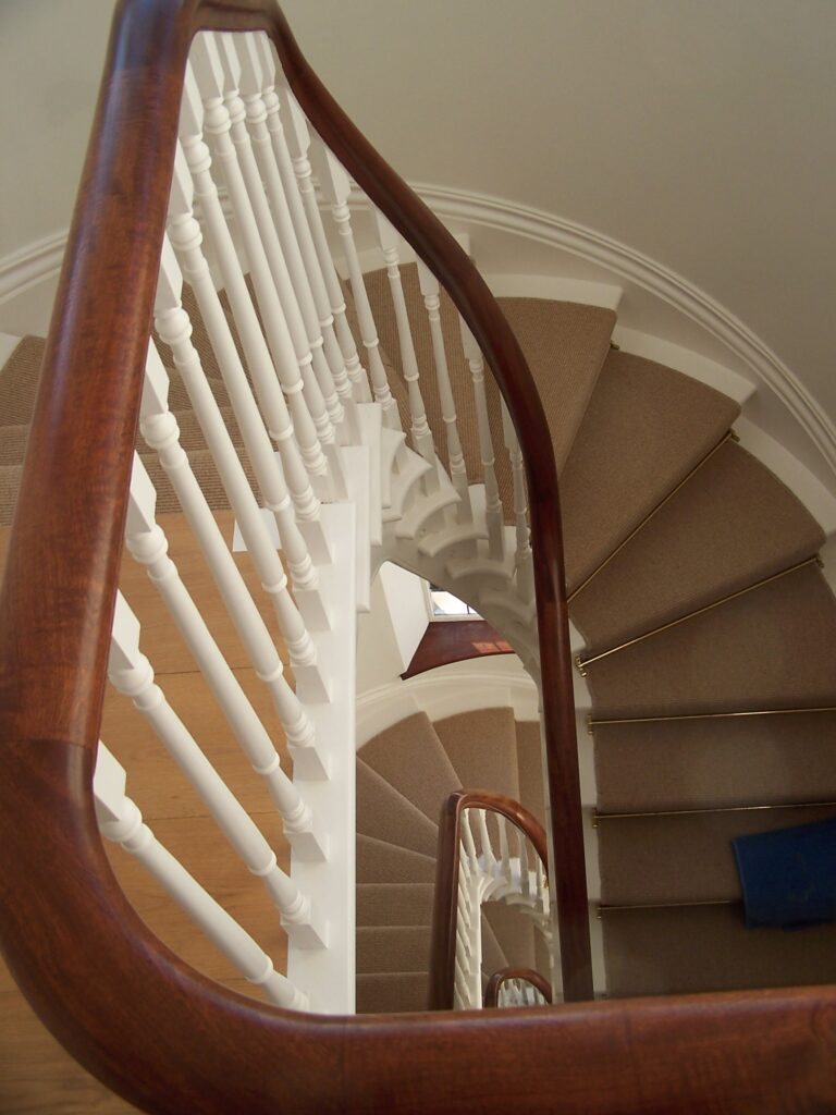 downview winder staircase in the Isle of Wight
