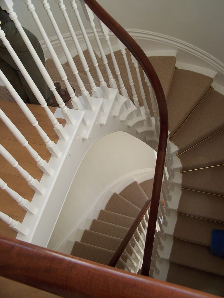 top winder staircase installed by The Staircase Factory, Isle of Wight